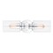 Jonathan Y Jules Edison 16.5" Cylinder 2-Light Iron/Seeded Glass Farmhouse Contemporary LED Wall Sconce, Chrome JYL7577D - alternate 9