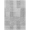 Homeroots 3' X 5' Silver Gray And Ivory Striped Washable Indoor Outdoor Area Rug 581671 - alternate 5