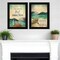 Homeroots Set Of Two Right Direction or Adventure 2 Black Framed Print Wall Art, 2PK 406024 - alternate 5