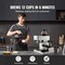 Vevor Commercial Drip Coffee Maker 12 Cups with 4 Glass Carafes and 4 Warmers QCB-02 - alternate 3
