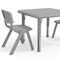 Flash Furniture 3 PC Plastic Activity Table and 2 Chairs Set, 10.5 in Seat Height-Soft Gray YU-YCX-0023-2-SQR-TBL-SFTGY-R-GG - alternate 7