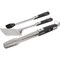 Pit Boss Rubber Handles Stainless Steel Blade 3-Piece BBQ Tool Set 67392 - alternate 2