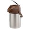 Service Ideas Color Me SVAC, Vacuum Insulated Airpot, Stainless Vacuum, 2.2 Liter, Brushed CTAL22BR - alternate 1