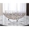 Homeroots 22" Silver Aluminum Faux Coral Oval Centerpiece Bowl 568879 - alternate 1