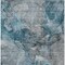 Homeroots 5' X 8' Teal Blue And Navy Blue Abstract Washable Indoor Outdoor Area Rug 581774 - alternate 6