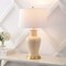 Jonathan Y Julian 29 in. Traditional Classic Ceramic Urn LED Table Lamp, Almond JYL4026D - alternate 2