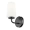 Z-Lite Montford 1-Light Wall Sconce, 4.5 in W, Matte Black 7005-1S-MB - alternate 4