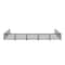 Factory 2U Commercial Patio Black Steel Bar Restaurant Fence Kit, 41ft L, 36in H, Flexible Layout, Powdercoat 805685 - alternate 1