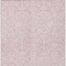 Homeroots 5' X 8' Pink And Ivory Damask Washable Indoor Outdoor Area Rug 595182 - alternate 3