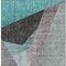 Homeroots 3' X 5' Teal Blue Aqua And Charcoal Abstract Washable Indoor Outdoor Area Rug 582890 - alternate 5