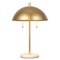 Jonathan Y Ella 20.7" Dome Metal with Marble Base LED Table Lamp, Gold/White JYL1071A - alternate 1