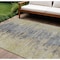 Homeroots 9' X 12' Pewter Silver And Gray Abstract Washable Indoor Outdoor Area Rug 582408 - alternate 1