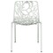 Leisuremod Modern Devon Aluminum Chair, White, 4PK DC23W4 - alternate 3