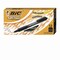 Bic Soft Feel Ballpoint Pen, Retractable, Medium 1 mm, Black Ink, Black Barrel, 12PK SCSM11-BLK - alternate 1