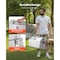 Vevor Tabletop Gas Grill 2-Burner Portable Propane Grill Stainless Steel Outdoor EQT42CCS - alternate 3