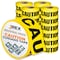 Jrex Safety Caution/Cuidado Tape Roll - 1000 Ft x 3 Inch Wide Each - Yellow, 24PK PCCT-JR-24PK - alternate 1