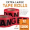 Xpose Safety 12pk Danger Do Not Enter Tape Roll, 12 Rolls, 1000 Ft x 3 In Wide Each, Red Safety Tape, 12PK PDDNT-12-X-S - alternate 3