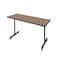 Regency Kobe T-Base Training Seminar Table, 72 in W, 24 in L, Noble Oak MKTRCT7224NO - alternate 1