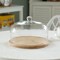 Basicwise Round Glass Dome Dessert Tray Set - 2-in-1 Cake Stand with Lid, Fruit & Charcuterie Display and QI004710 - alternate 7