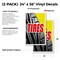 Signmission Tires, Vinyl Decals Only 24 Inch x 36 Inch, Vinyl Decal, 2PK DSB-2436-2PACK-Tires - alternate 2