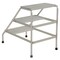 Vestil Step Stand, 3 Steps, 30 Overall Height, Aluminum, Silver SSA-3 - alternate 3