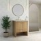 James Martin Vanities Hudson 30" Single Vanity, Light Natural Oak w/ 3 CM Siberian Silestone Top 435-V30-LNO-3SFR - alternate 6
