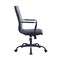 Leisuremod Harris Faux Leather Office Chair - Mid-Back Ergonomic Swivel Desk Chair, Iron Base HOBL19BLL - alternate 6