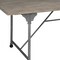 Homeroots 72" X 36" X 30" Gray Oak And Sandy Gray Dining Table 318918 - alternate 3