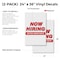 Signmission Office Assistants, Vinyl Decals Only 24 Inch x 36 Inch, Vinyl Decal, 2PK DSB-2436-2PACK-OFFICE ASSISTANTS - alternate 2