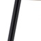 Homeroots 24" Walnut Black And Rose Gold Wood and Stainless Steel Round End Table 719955 - alternate 4