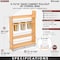Rev-A-Shelf Maple Wood; Steel, Natural Maple, 6 in W, 25.5 in H, 21.63 in D 448UT-BCSC-5C - alternate 3
