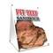 Signmission Pit Beef Sandwich, 24 Inch x 18 Inch A-frame Yard Sign, Plastic Sign SBC-1824-Pit Beef Sandwich - alternate 1