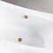 Kingston Brass 67-Inch Acrylic Rectangular Double Ended Freestanding Tub with Overflow/Drain Assembly VTDE673321M2 - alternate 5