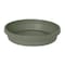 Bloem Terra 2 in. H X 11.25 in. W X 9.5 in. D Plastic Traditional Plant Saucer Green STT1241 - alternate 1
