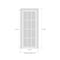 Sartodoors Modern Solid Interior Door with Handle, Planum 0110 Chocolate Ash and Aluminum Strips, Single Regur PLANUM0110ID-CA-3284 - alternate 3