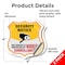 Signmission Security Notice Shield Sign This Propert, 4 inch X 4 inch, Vinyl Decal, 2PK SHI-D-2PACK-4-462 - alternate 3