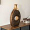 Uniquewise 19-Inch Black and Gold Farmhouse Vase - Decorative Piece for Boho Kitchen, Bedroom Table, Home QI004688.BK - alternate 6