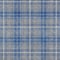 Homeroots 5' X 8' Gray Blue And Ivory Plaid Washable Indoor Outdoor Area Rug 597106 - alternate 6