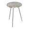 Homeroots 22" Silver Aluminum Round End Table 556521 - alternate 5