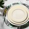 Smarty Had A Party Ivory w/Gold Edge Rim Plastic Plates Dinnerware Value Set (120 Dinner Plates+120 Salad Plates), 240PK 130GVP-CASE - alternate 6