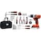 Black & Decker 20V MAX* Lithium Ion Drill/Driver + 68 Piece Project Kit LDX120PK - alternate 1