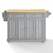 Crosley Alexandria Wood Top Kitchen Island/Cart KF30201AGY - alternate 6