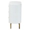 Bali & Pari Beyla Mid-Century White Fluted Wood and Gold Metal 3-Drawer Dresser 249-13931-ZORO - alternate 7