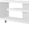 Homeroots 60in White Open Shelving TV Stand 332883 - alternate 2