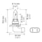Hella BULB 9005/HB3 12V 65W P20D T4 LONGLIFE, 2PK  9005LL - alternate 2