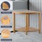 Lavish Home Corner Shower Bench Water Resistant Shower Stool for Inside Shower, Bathroom, or Sauna Foot Rest ST-BATH8-NT - alternate 4