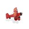 Homeroots 5" Red and Black Metal Hand Painted 1933 G5 Bi Plane Model Airplane 489406 - alternate 6