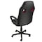Elama High Back Adjustable Faux Leather and Mesh Office Chair in Black and Burgundy ELM-F-007 - alternate 4