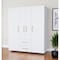 Homeroots 59" White Two Drawer Combo Dresser 552265 - alternate 6