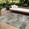 Homeroots 10' X 14' Beige Taupe And Gray Abstract Washable Indoor Outdoor Area Rug 577750 - alternate 1
